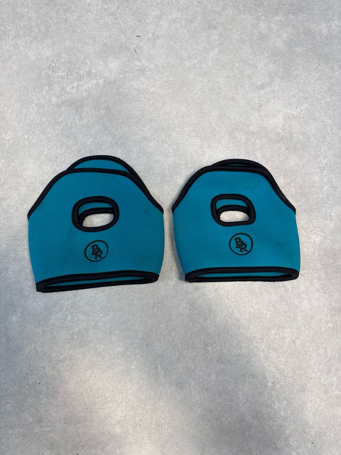 BR stijgbeugelriemhoesjes blauw