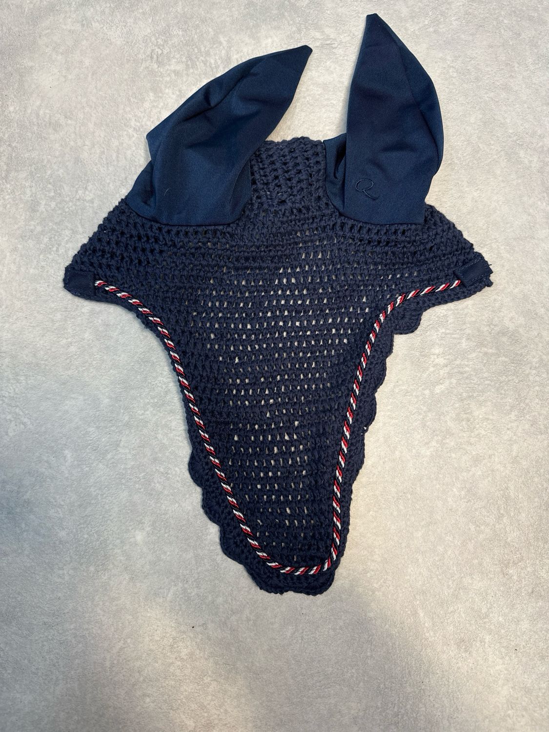 Qhp oornetje lang blauw full