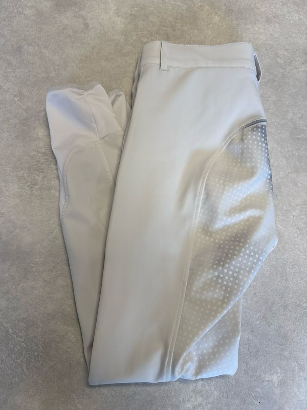 Quur rijbroek full grip wit 42