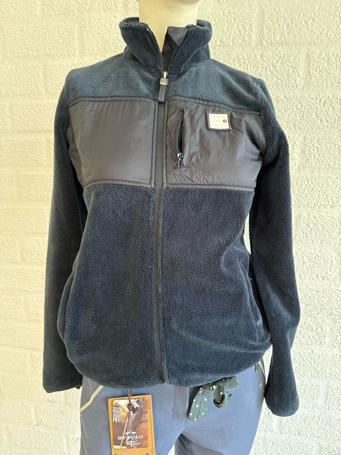 Kingsland teddy vest blauw 158/164