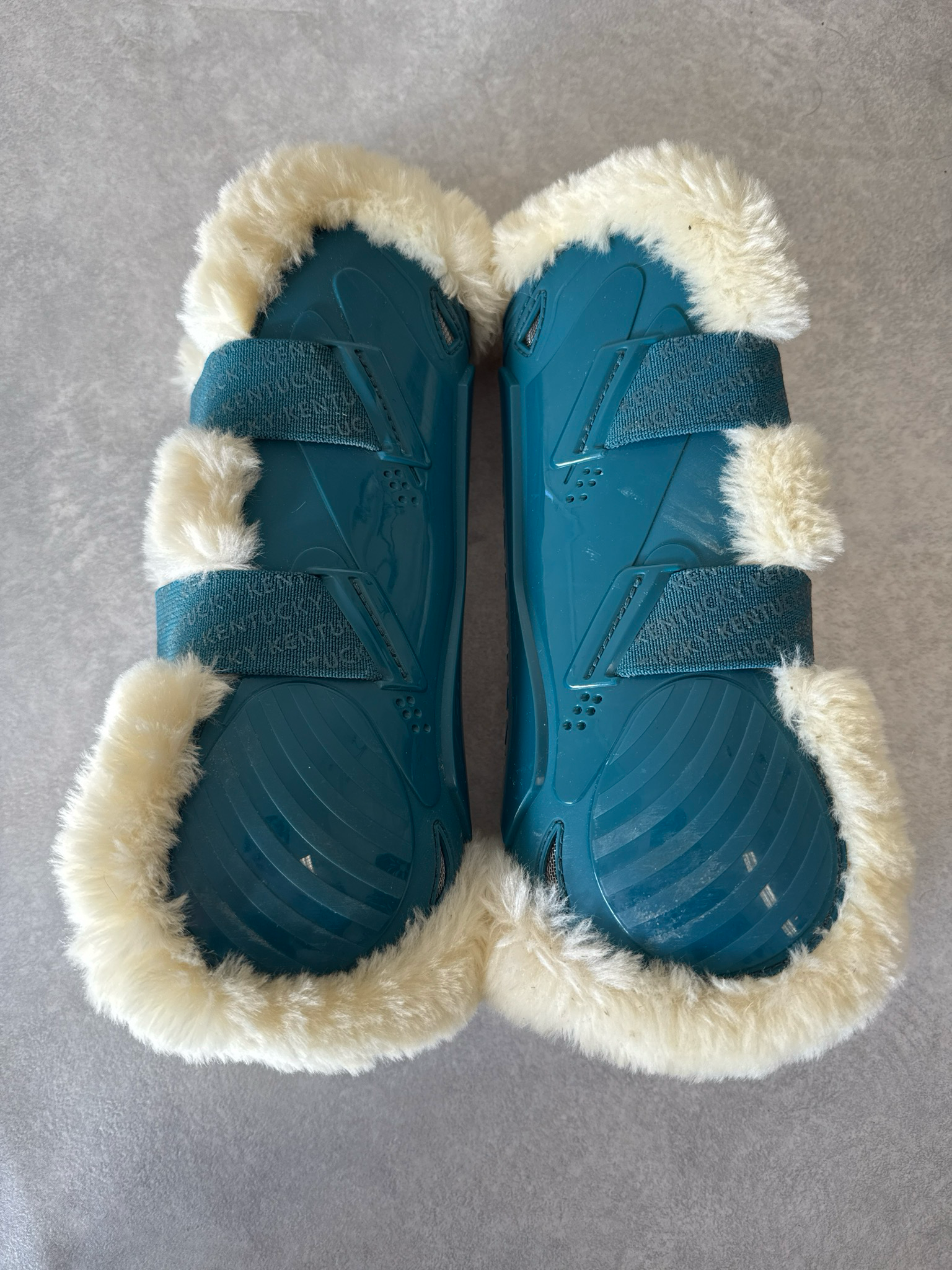 Kentucky bamboo shield beschermers bont petrol medium / full