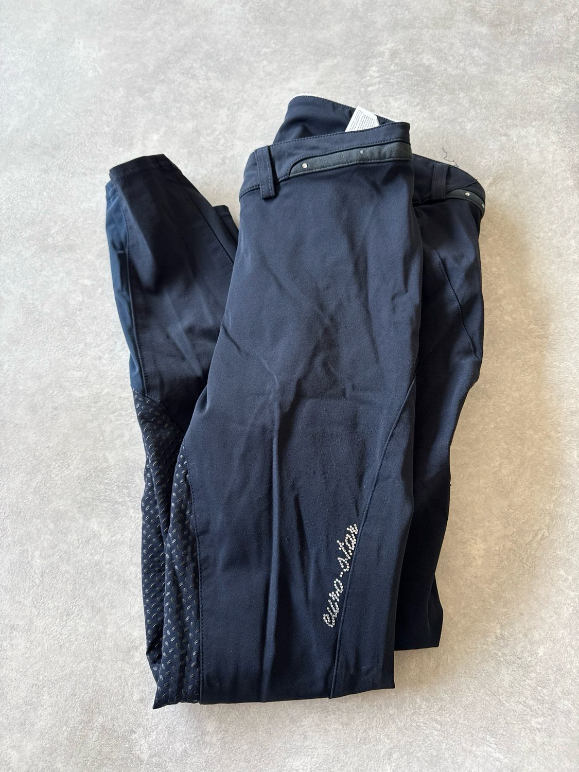 Eurostar rijbroek Full grip blauw 38