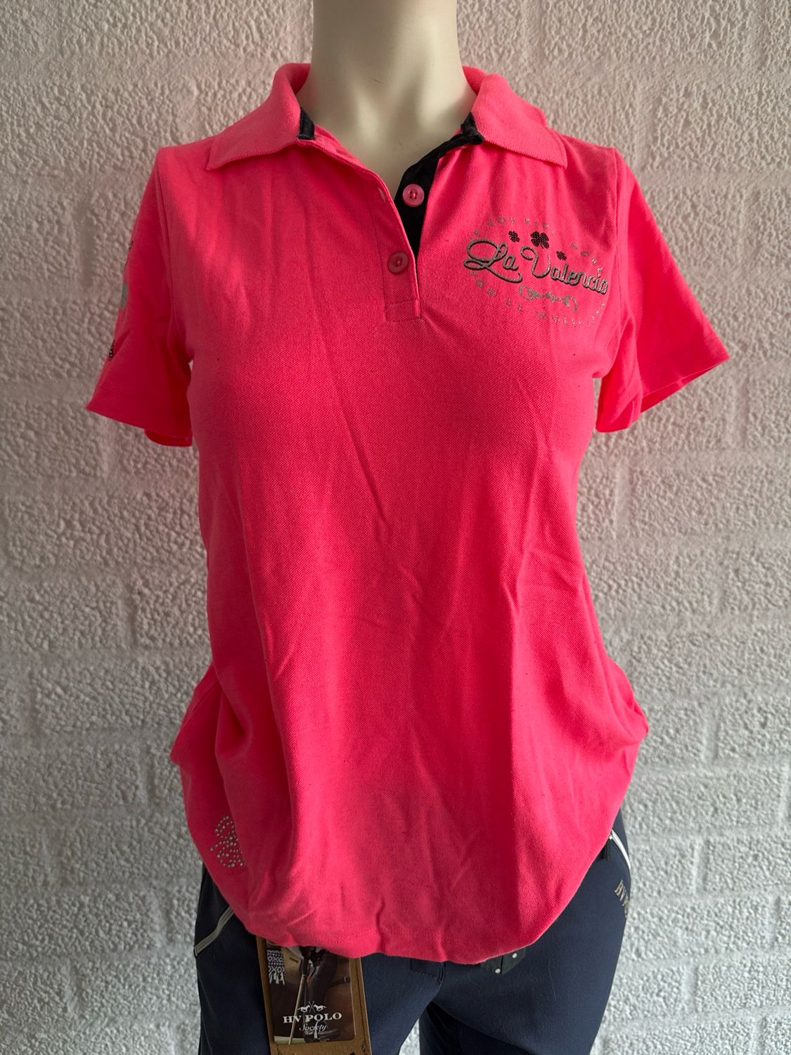 La Valencio polo shirt roze 34
