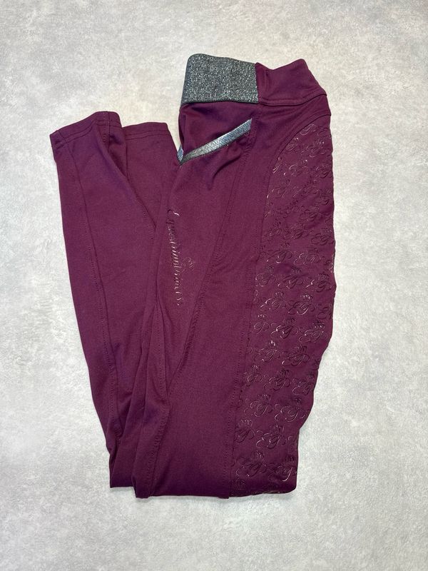 Equestrian princess dames rijlegging full grip paars 36