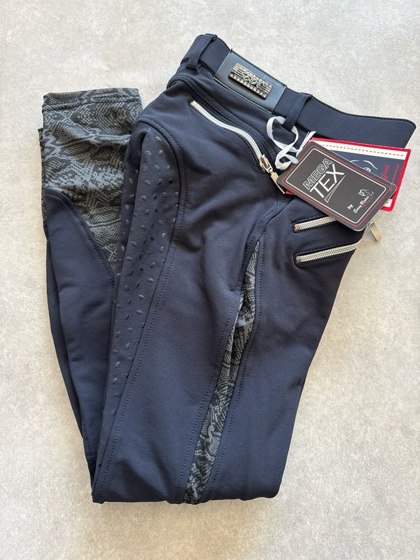 Easy Rider Dione rijbroek full grip blauw 125 Easy Rider Dione rijbroek full grip blauw 125