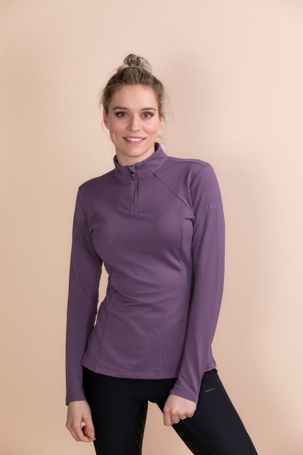 Lemieux Alice Lange mouw top paars 40