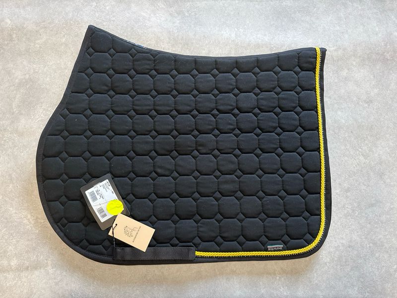 Equiline dekje zwart geel