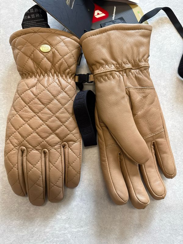Goldbergh handschoenen taupe 8