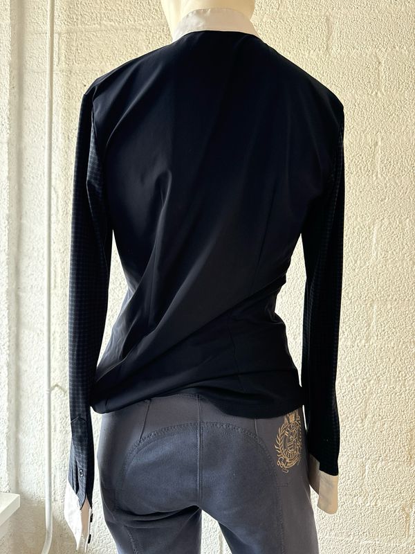 Cavalleria Toscana Lange mouw wedstrijdshirt blauw 36