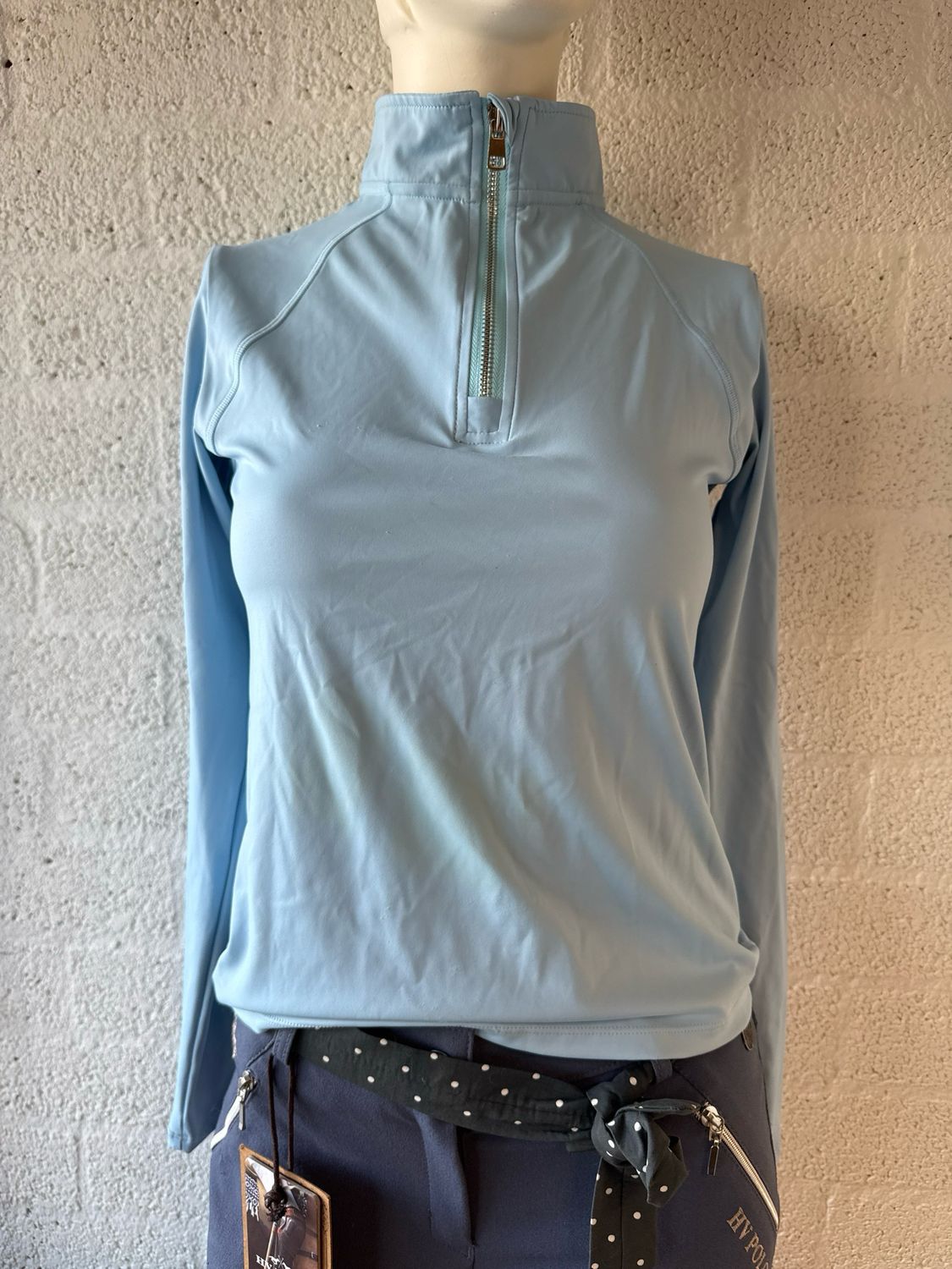 Khomani le Cavalier longsleeve trainingstop blauw 38