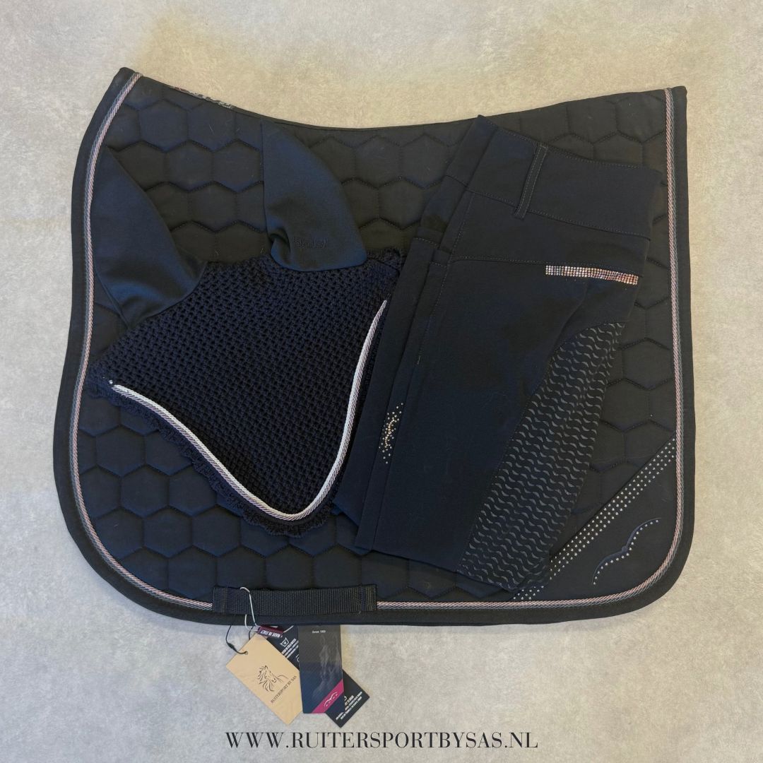 Animo rijbroek full grip zwart 38