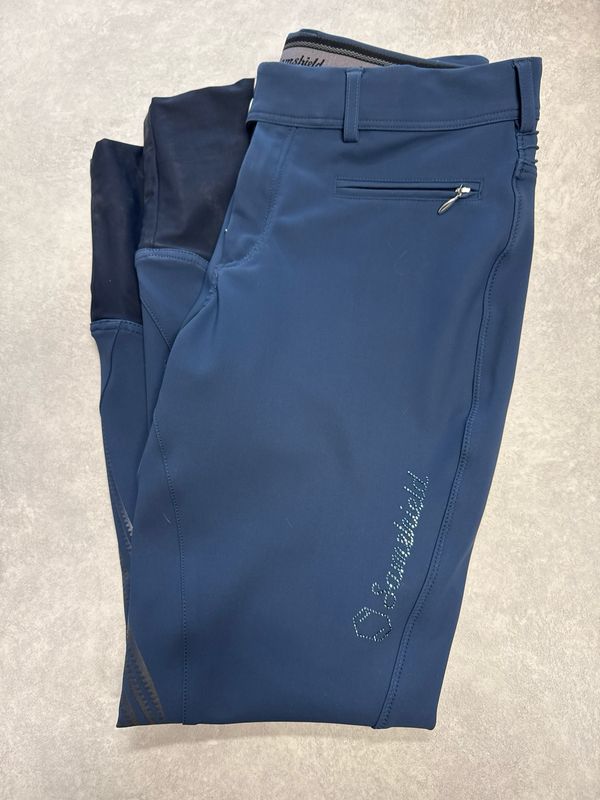 Samshield broek blauw kniegrip 38 Samshield broek blauw kniegrip 38