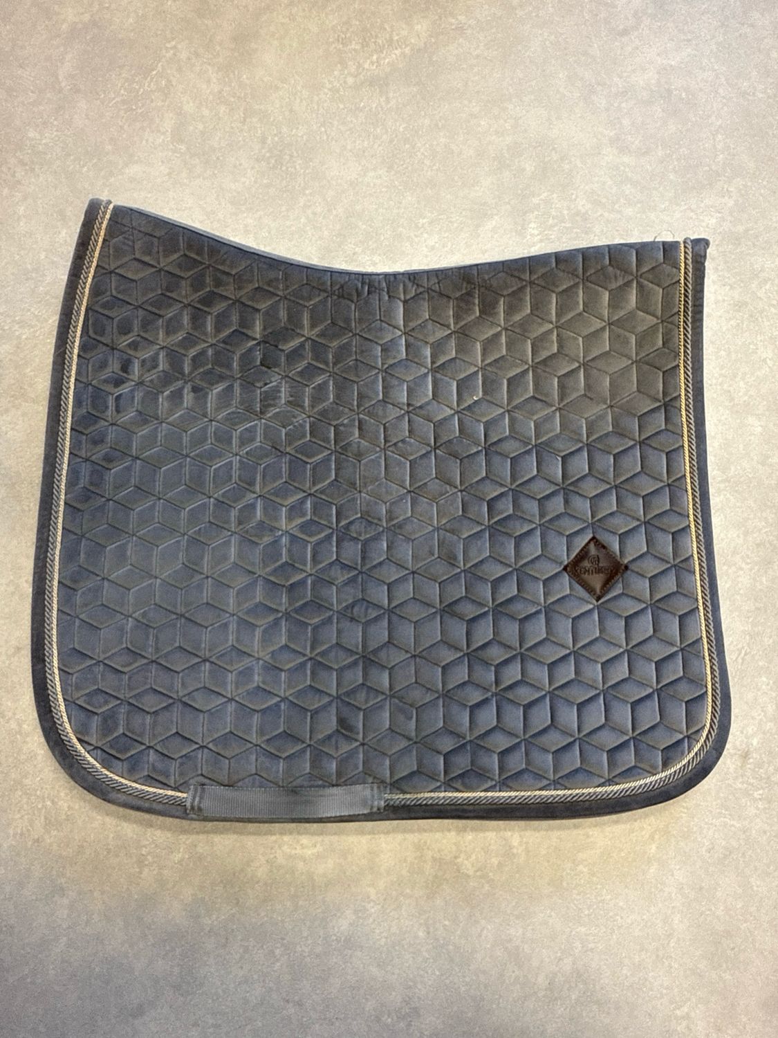 Kentucky dekje blauw velvet full dressuur