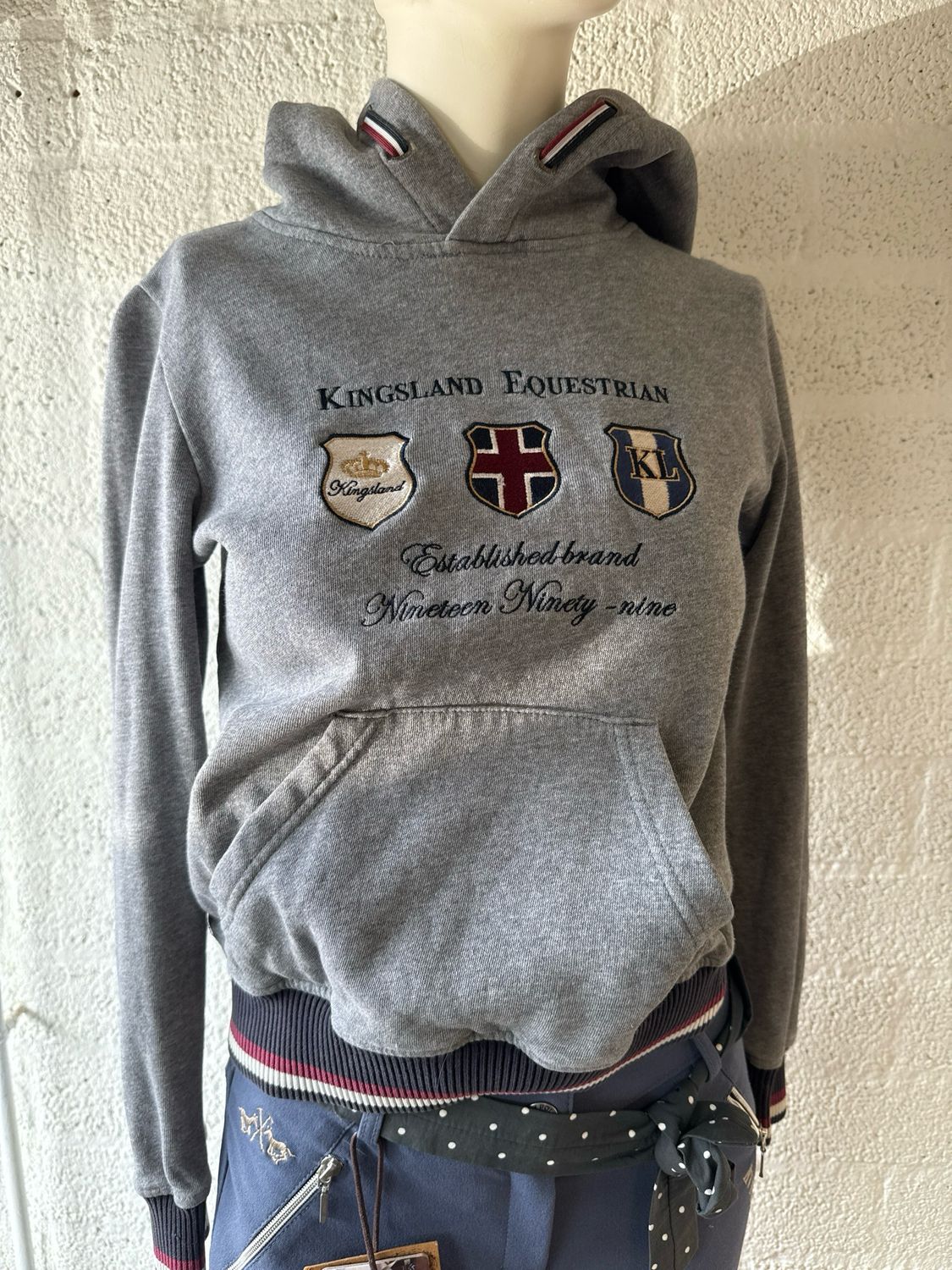 Kingsland trui grijs 146/152