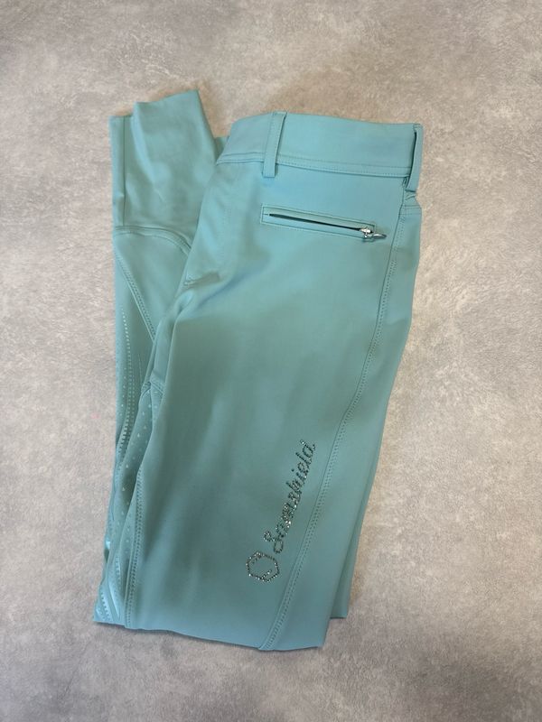 Samshield rijbroek blauw full grip