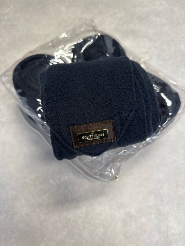 Equestrian Stockholm bandages blauw leather deluxe full