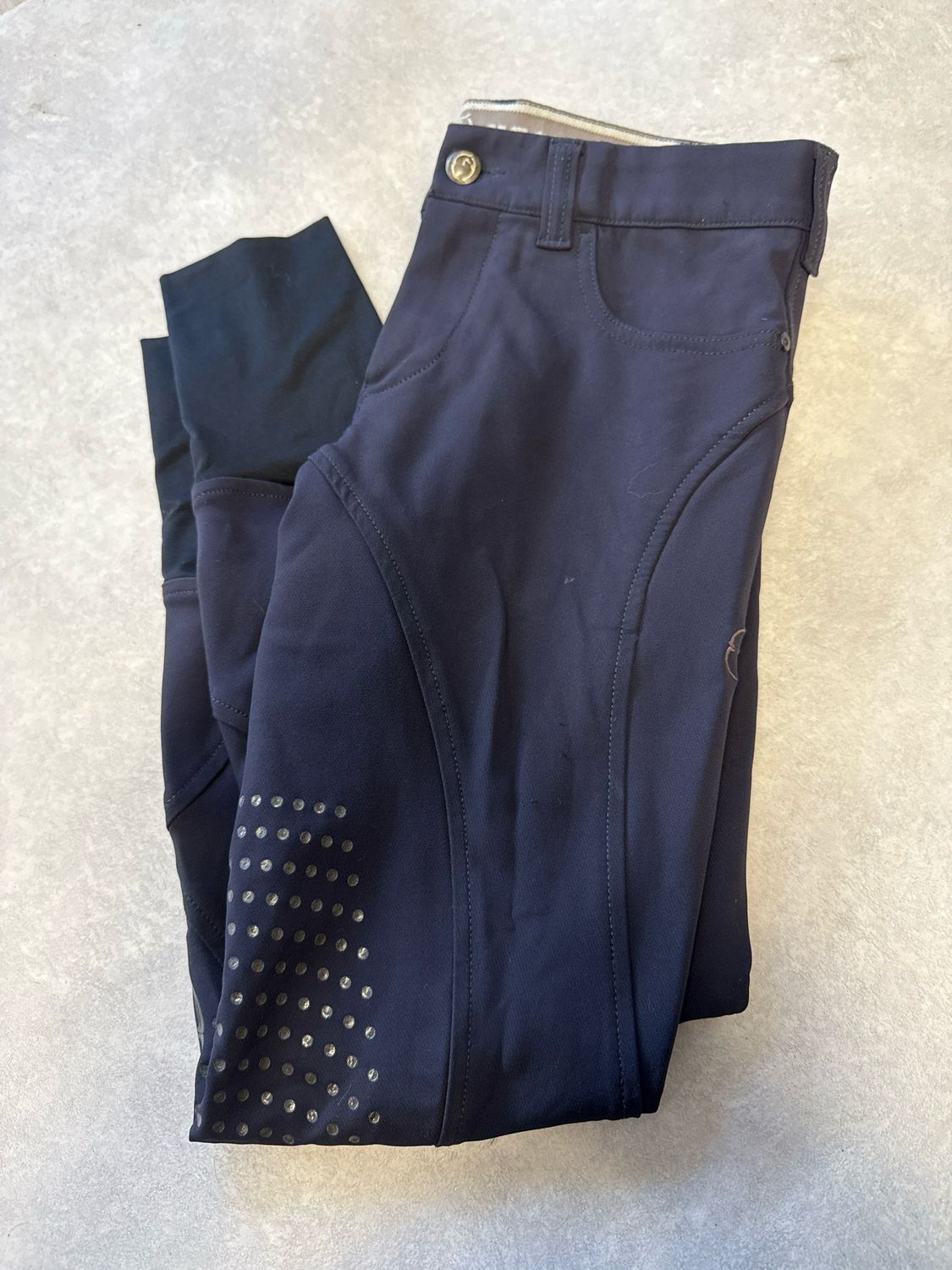 Vestrum rijbroek kniegrip blauw 36