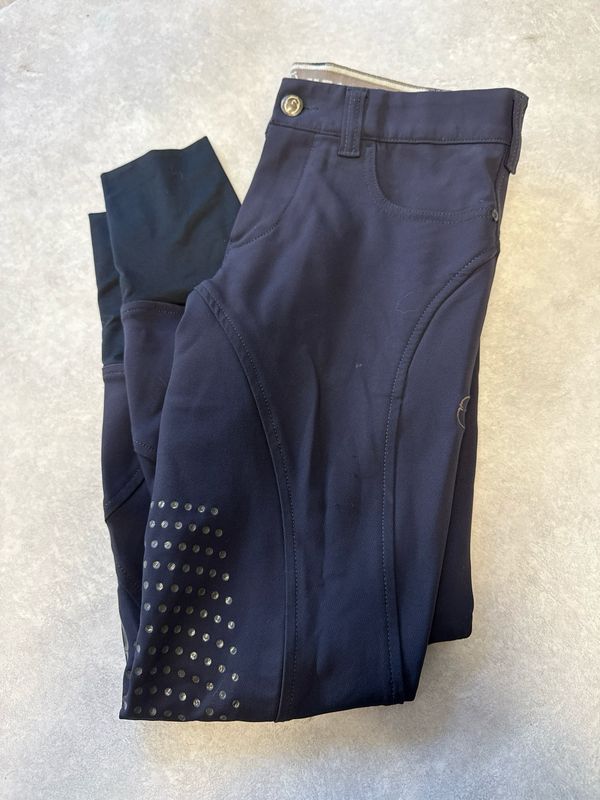 Vestrum rijbroek kniegrip blauw 36