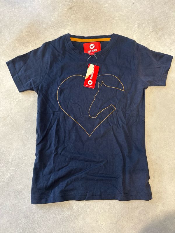 Red Horse shirt blauw 140