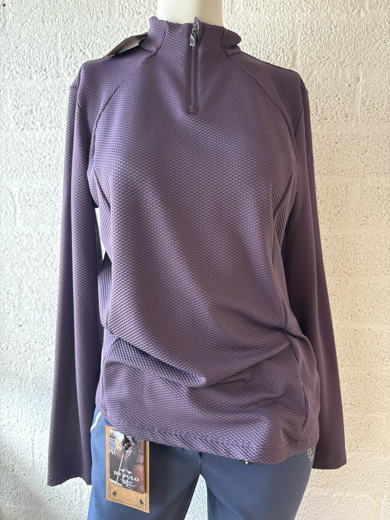 Lemieux Alice Lange mouw top paars 40