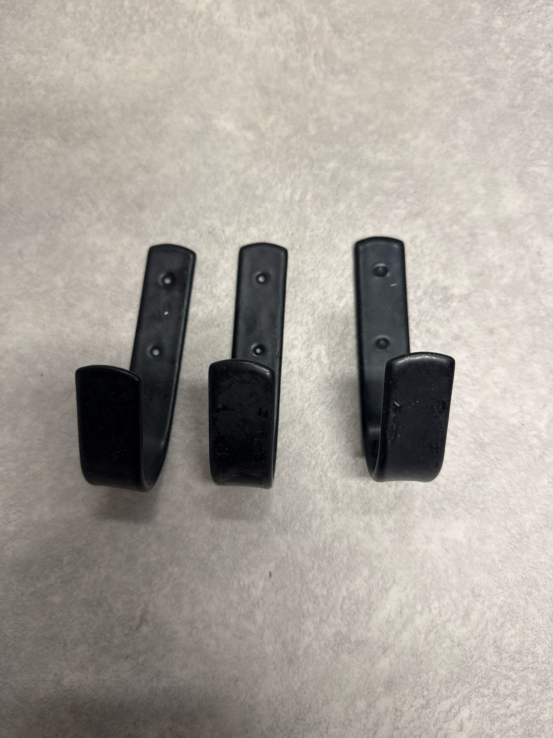 Haken (3 stuks) zwart