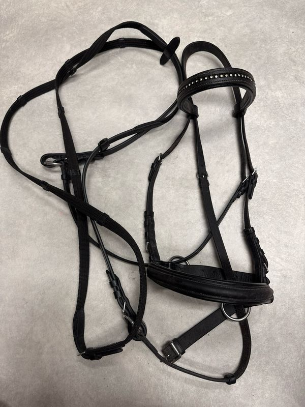 Bandiri bitloos hoofdstel zwart cob Bandiri bitloos hoofdstel zwart cob