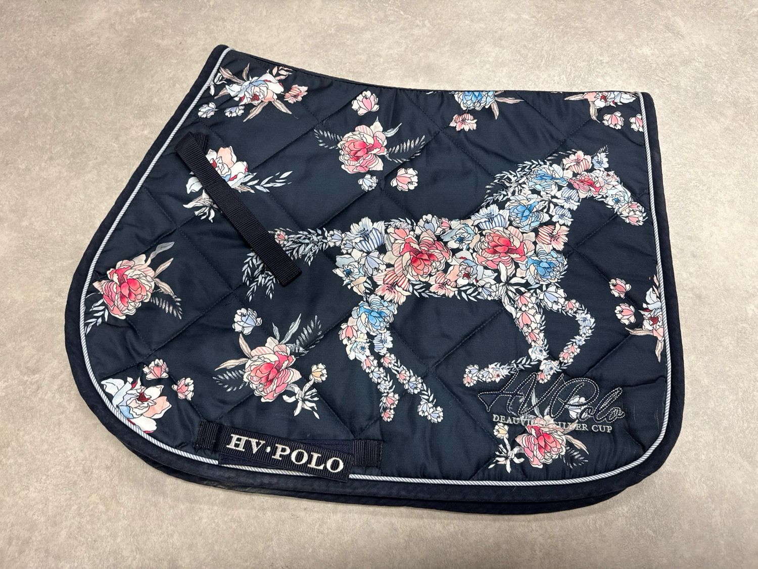 HV polo dekje blauw full spring