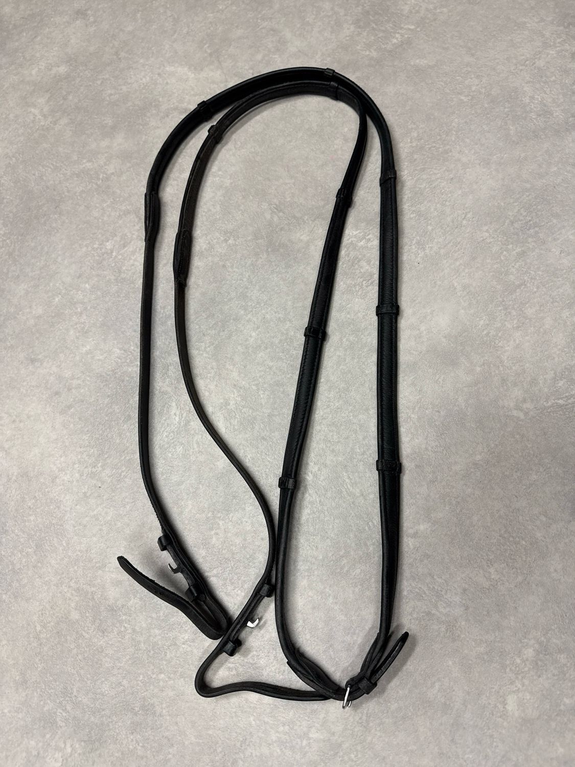Bridle2Fit teugels zwart met stopjes full
