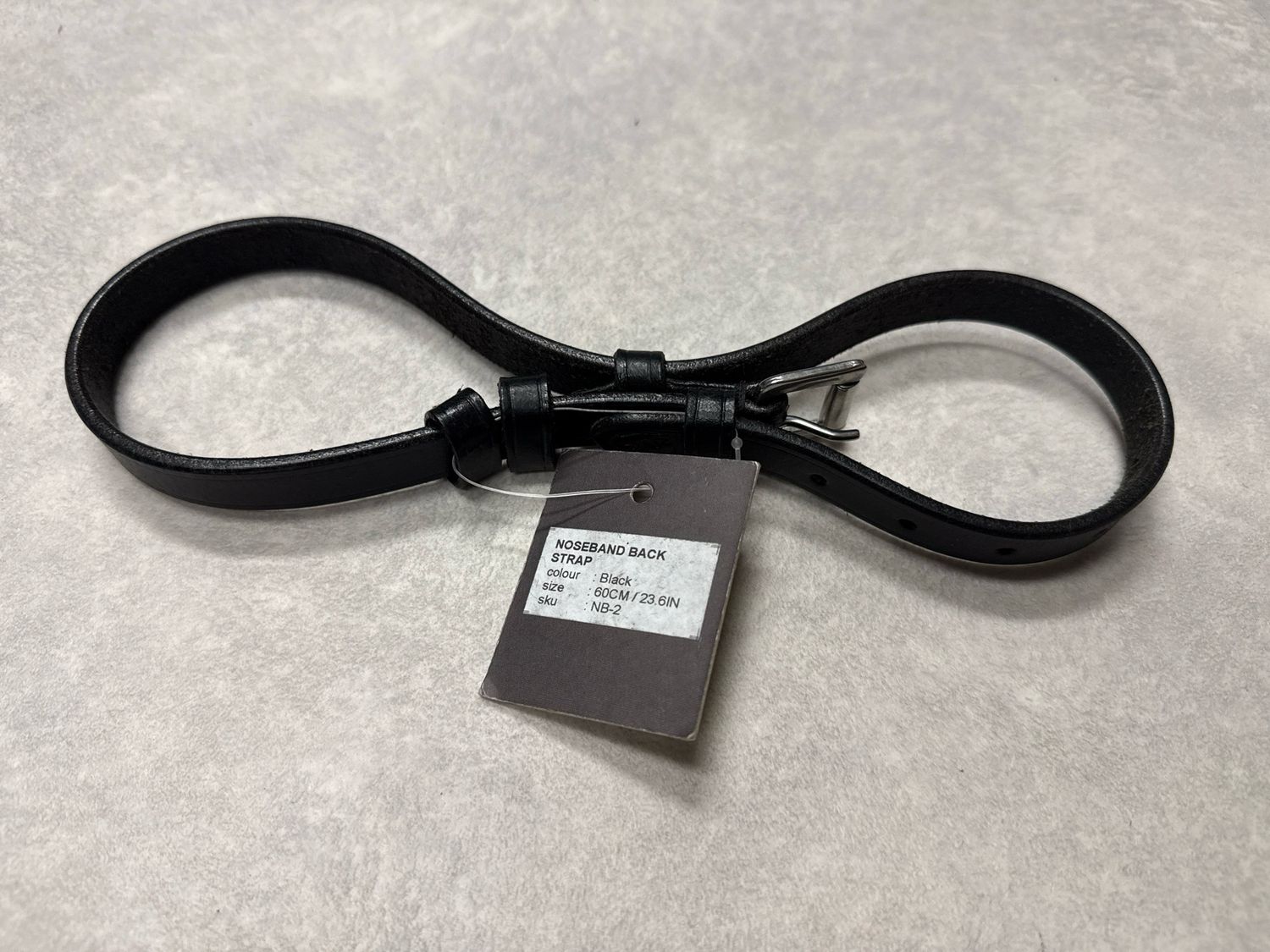 Bridle2Fit neusriem riempje zwart 60