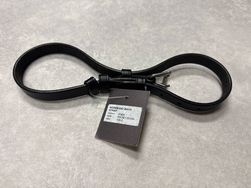 Bridle2Fit neusriem riempje zwart 60 Bridle2Fit neusriem riempje zwart 60