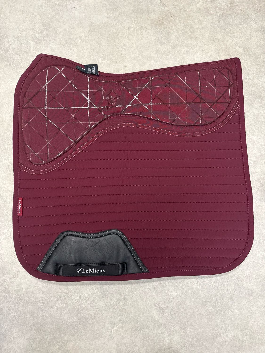Lemieux dekje softshell grip Bordeaux full dressuur