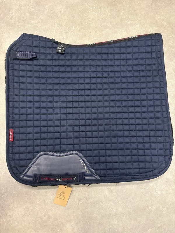 Lemieux skin friendly dekje suede blauw full dressuur