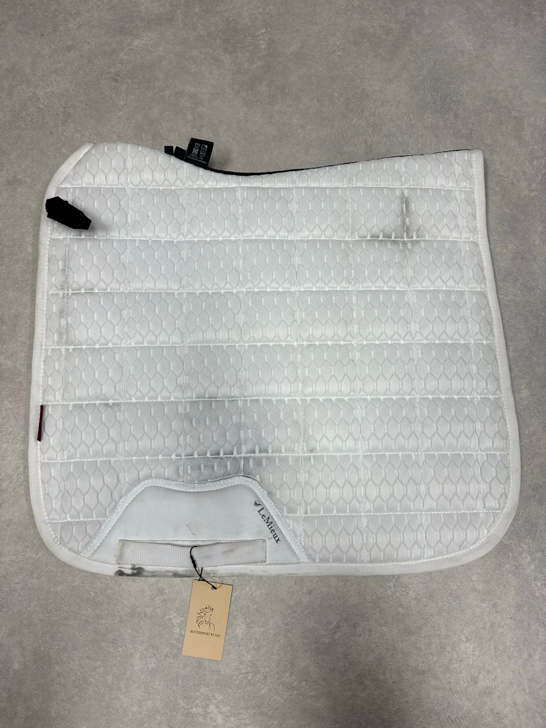 Lemieux Carbon mesh dekje wit full dressuur