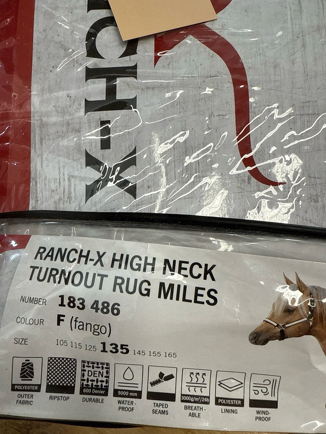 Ranch-x turnout regendeken 0g 185
