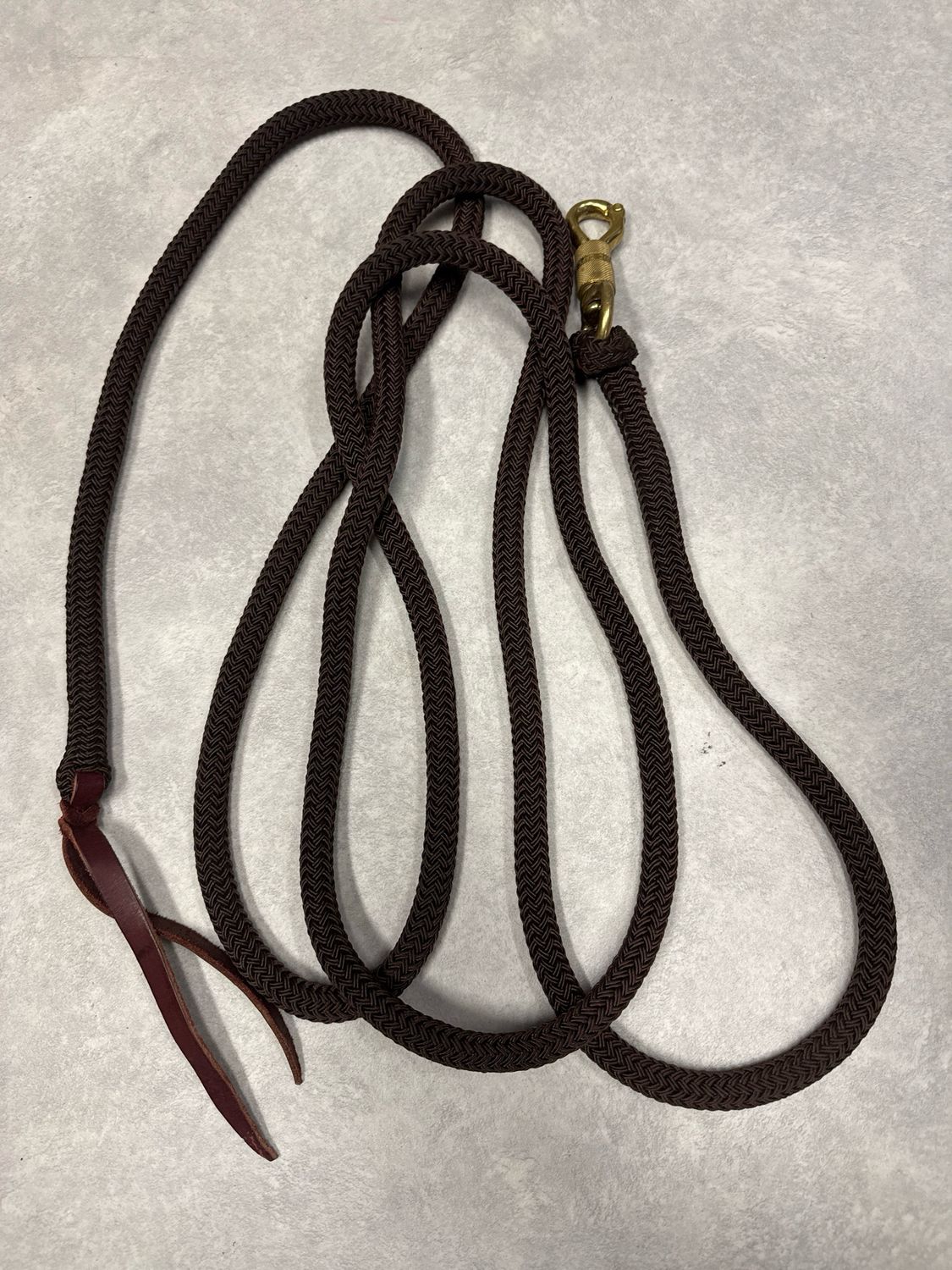 Leadrope bruin