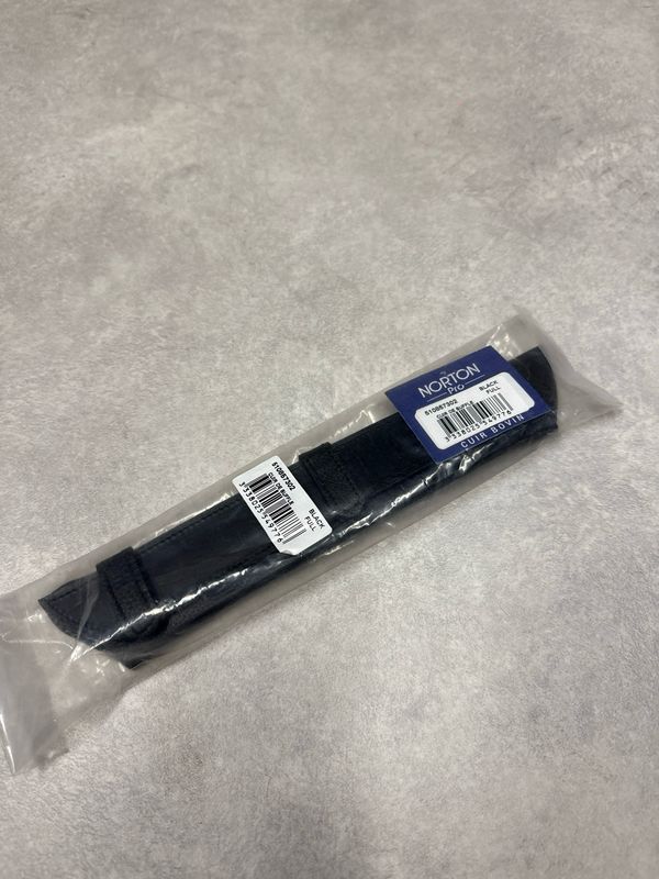 Norton onderlegger zwart buffelleer full Norton onderlegger zwart buffelleer full