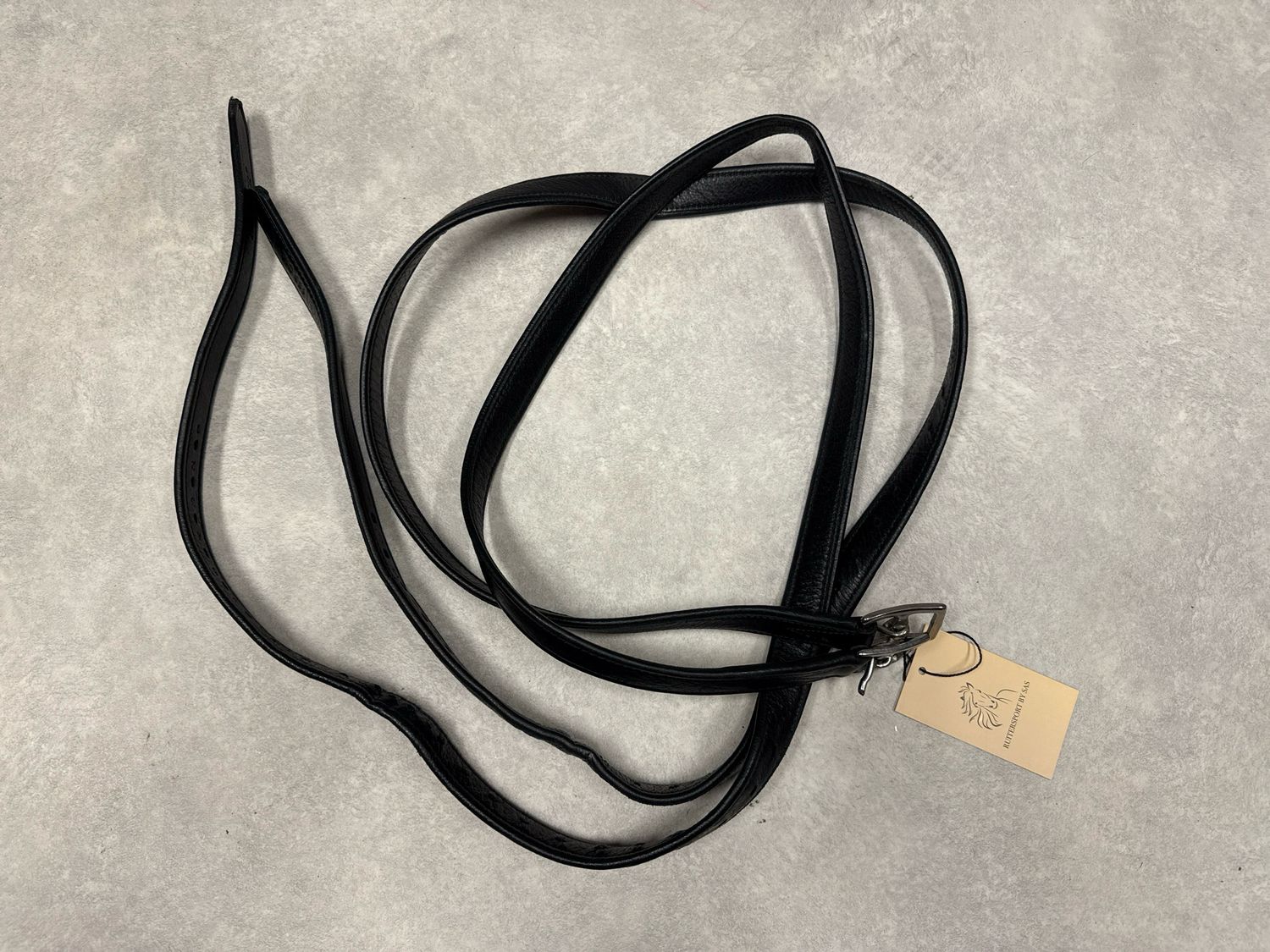 Passier beugelriemen zwart 150