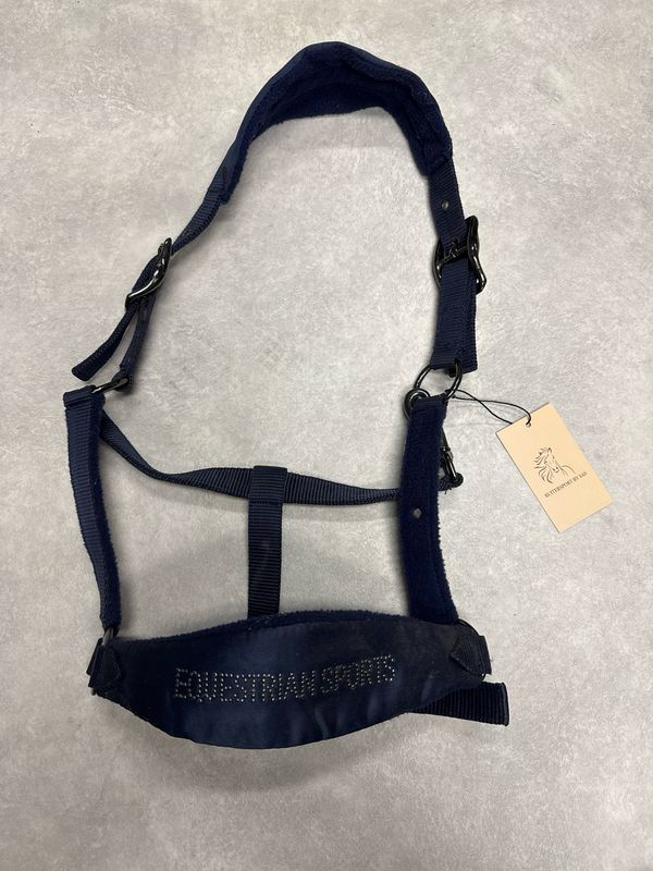 Quur Equestrian sports halster blauw full Quur Equestrian sports halster blauw full