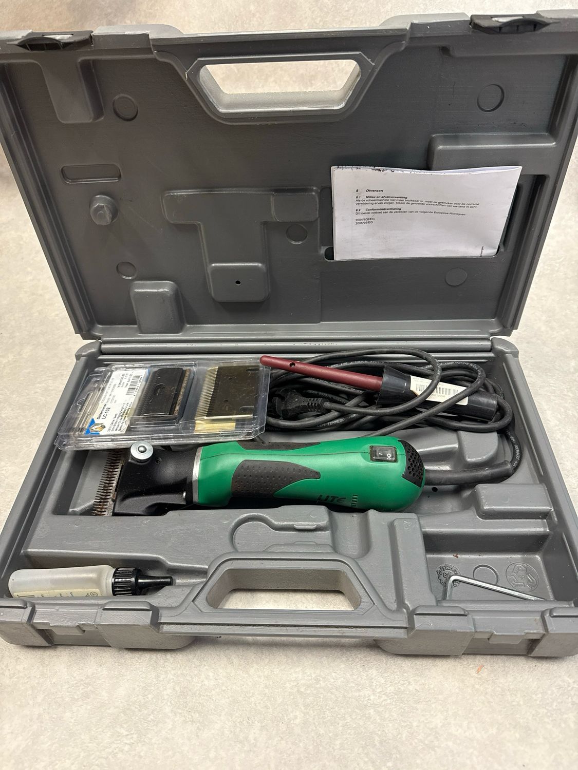 Liscop scheermachine typ 1400-10 lite groen