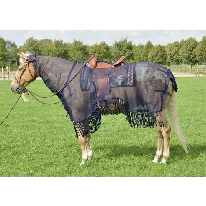 Busse uitrijdeken vliegen Montana blauw 185 Busse uitrijdeken vliegen Montana blauw 185