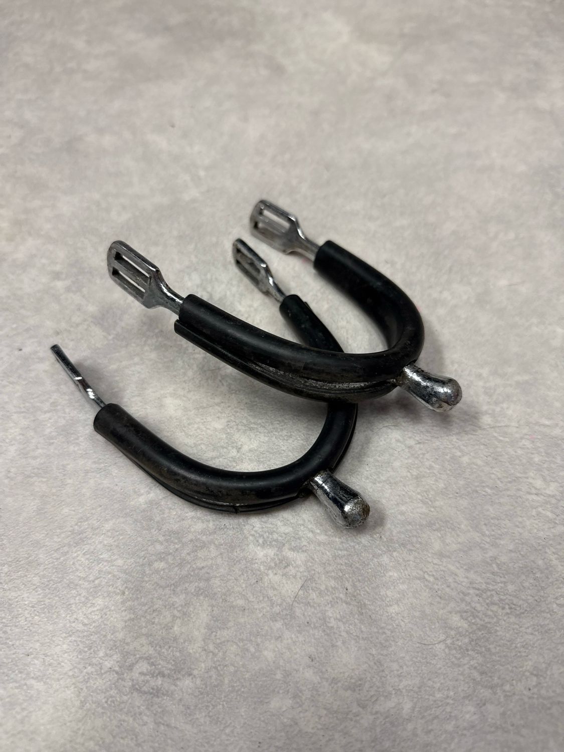 Sporen met beschermers stomp