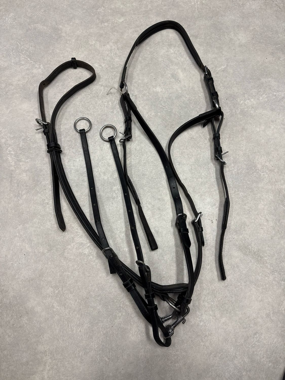 Borsttuig zwart full