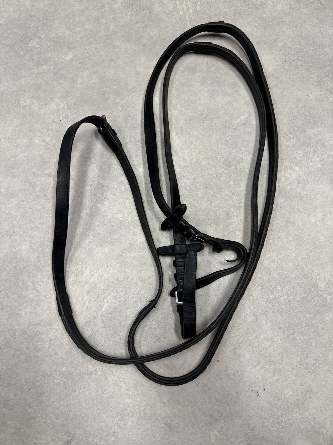 Teugels zwart grip full