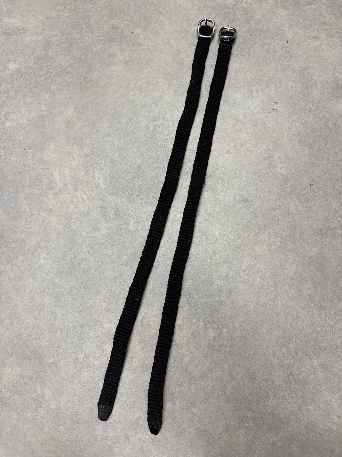 Sporenbandjes zwart nylon