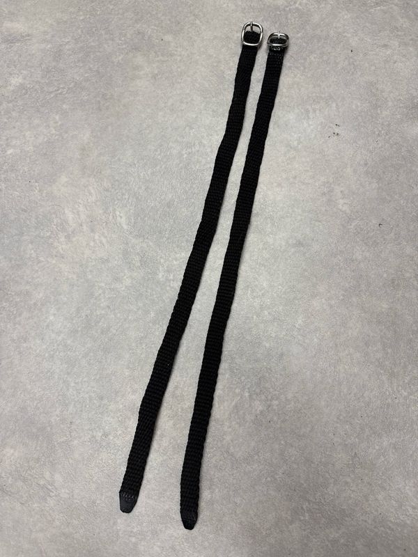 Sporenbandjes zwart nylon Sporenbandjes zwart nylon