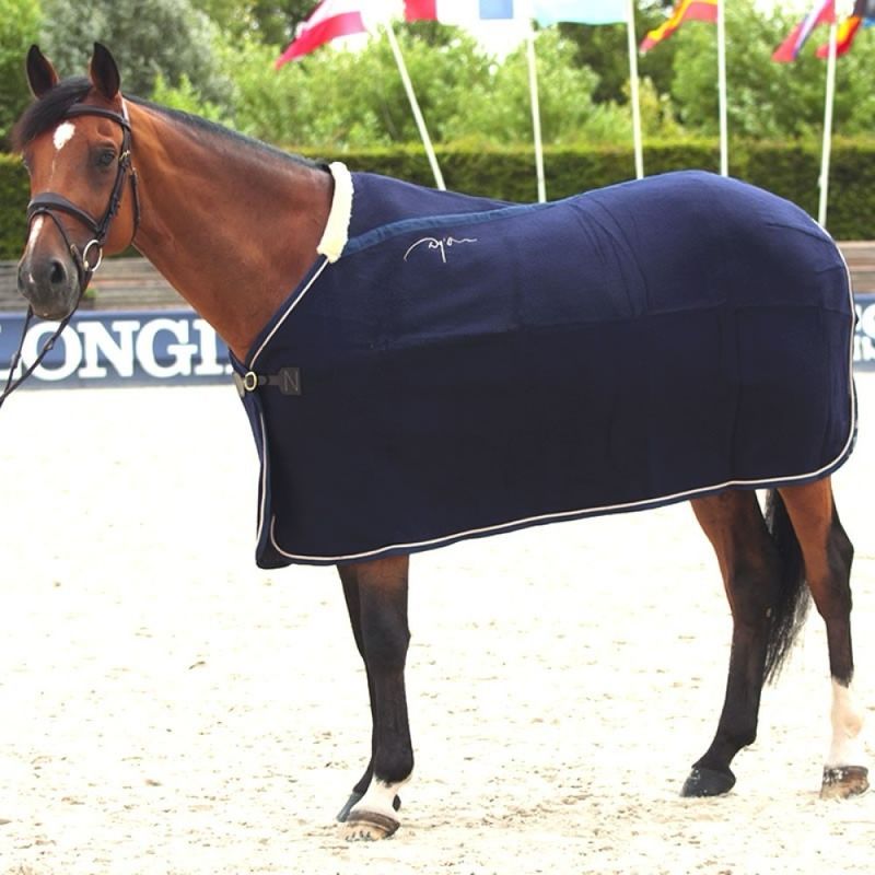 Dy’on wollen deken zweetdeken blauw 195