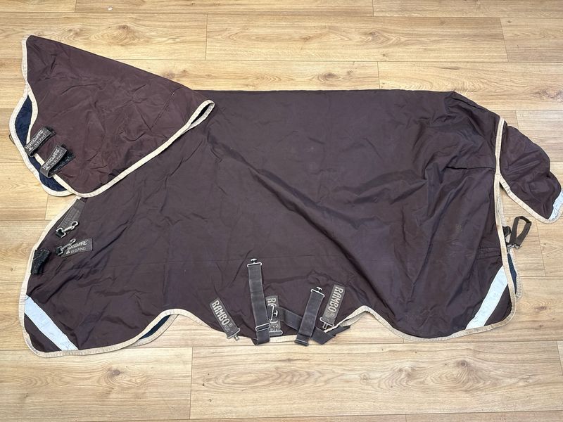 Horseware rambo winterdeken 150g met hals bruin 195