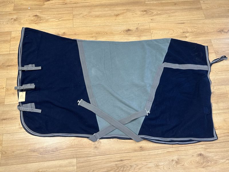 Zweetdeken met hals blauw 185