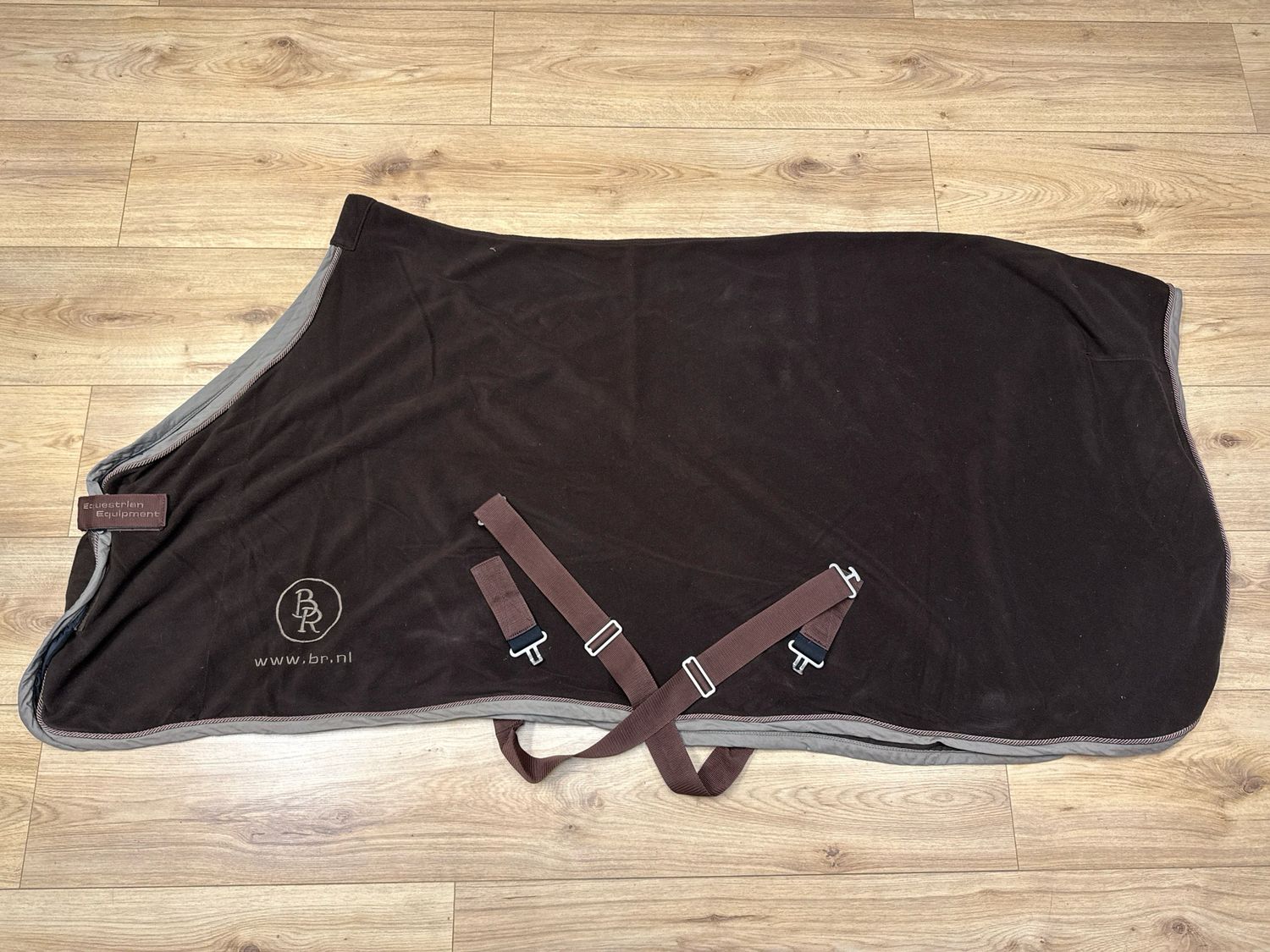 BR fleecedeken bruin 185