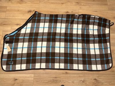 Eskadron Dralon zweetdeken bruin blauw 205